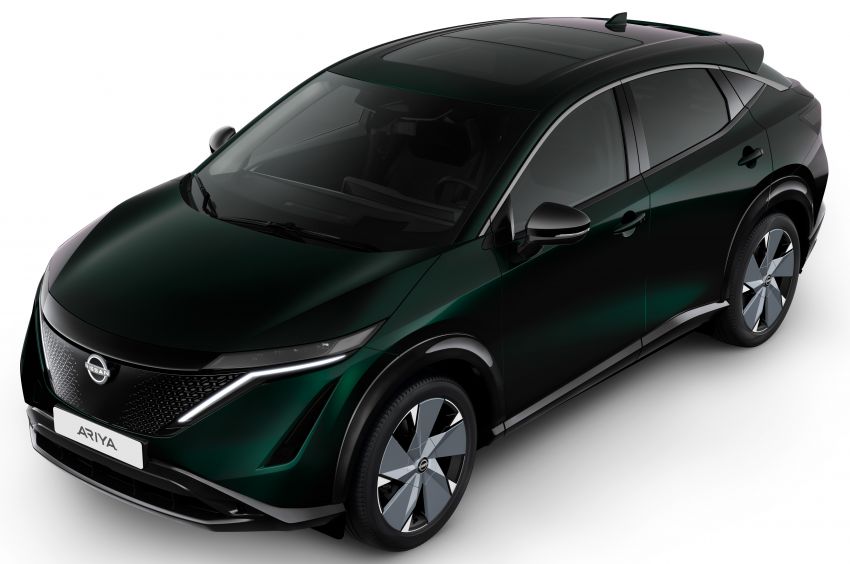 Nissan Ariya gets new Aurora Green, Akatsuki Copper colours – water-based process emits 25% less CO2 1262272