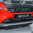Perodua Ativa – banding spesifikasi antara tiga varian