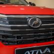 2021 Perodua Ativa SUV launched in Malaysia – X, H, AV specs; 1.0L Turbo CVT; from RM61,500 to RM72k