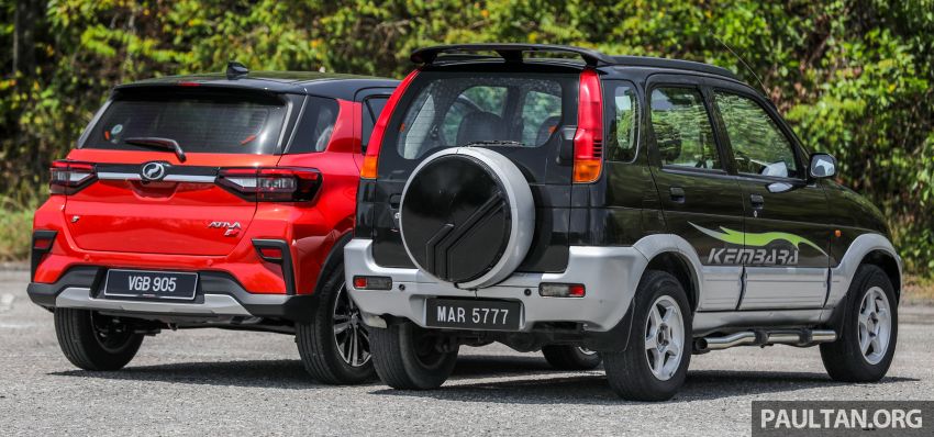 GALLERY: Perodua Ativa vs Kembara – new modern SUV placed side by side with P2’s original mini 4×4 Image #1261280
