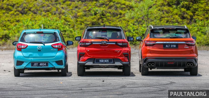 2021 Perodua Ativa vs Myvi vs Proton X50 – size and price compared, where does the new SUV stand? 1259900