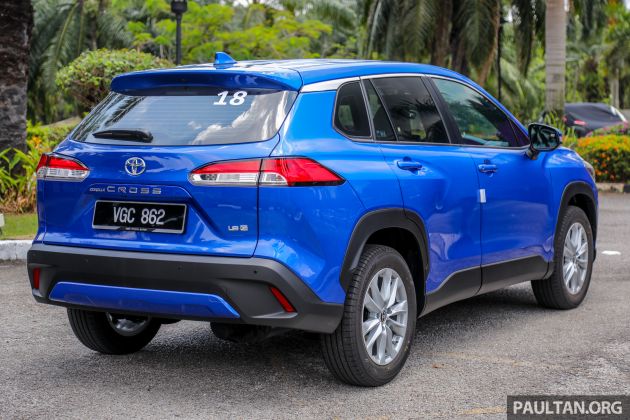 Toyota Corolla Cross rasmi dilancarkan di M’sia — dua varian, 1.8L dengan 139 PS/172 Nm, CVT, dari RM124k