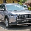 2021 Toyota Corolla Cross launched in Malaysia – two variants, 1.8L with 139 PS and 172 Nm, CVT; fr RM124k