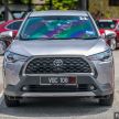 2021 Toyota Corolla Cross launched in Malaysia – two variants, 1.8L with 139 PS and 172 Nm, CVT; fr RM124k