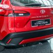 Toyota Corolla Cross receives a different face in Japan