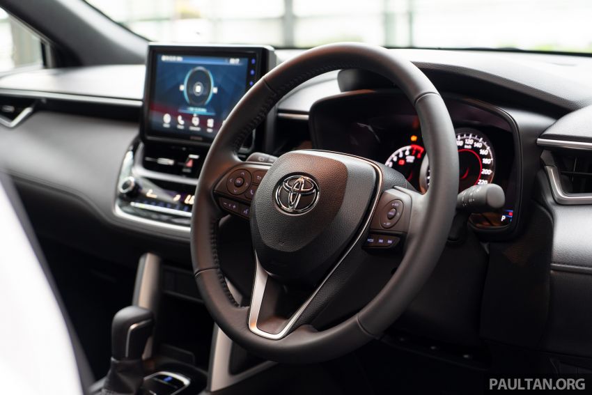 2021 Toyota Corolla Cross launched in Malaysia – two variants, 1.8L with 139 PS and 172 Nm, CVT; fr RM124k Image #1268278