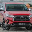 Toyota Innova 2021 dipertingkatkan di M’sia – semua varian dapat pad pengecas tanpa wayar; dari RM116k