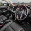Toyota Innova 2021 dipertingkatkan di M’sia – semua varian dapat pad pengecas tanpa wayar; dari RM116k