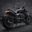 Triumph Rocket 3 R Black, Rocket 3 GT Triple Black diperkenal – hanya 1,000 unit, penampilan serba gelap