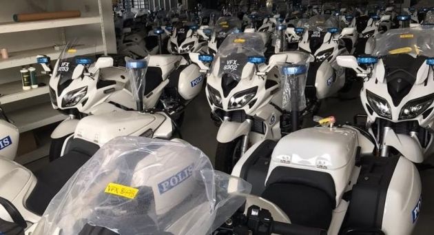 Malaysian police get Yamaha FJR1300P patrol bikes