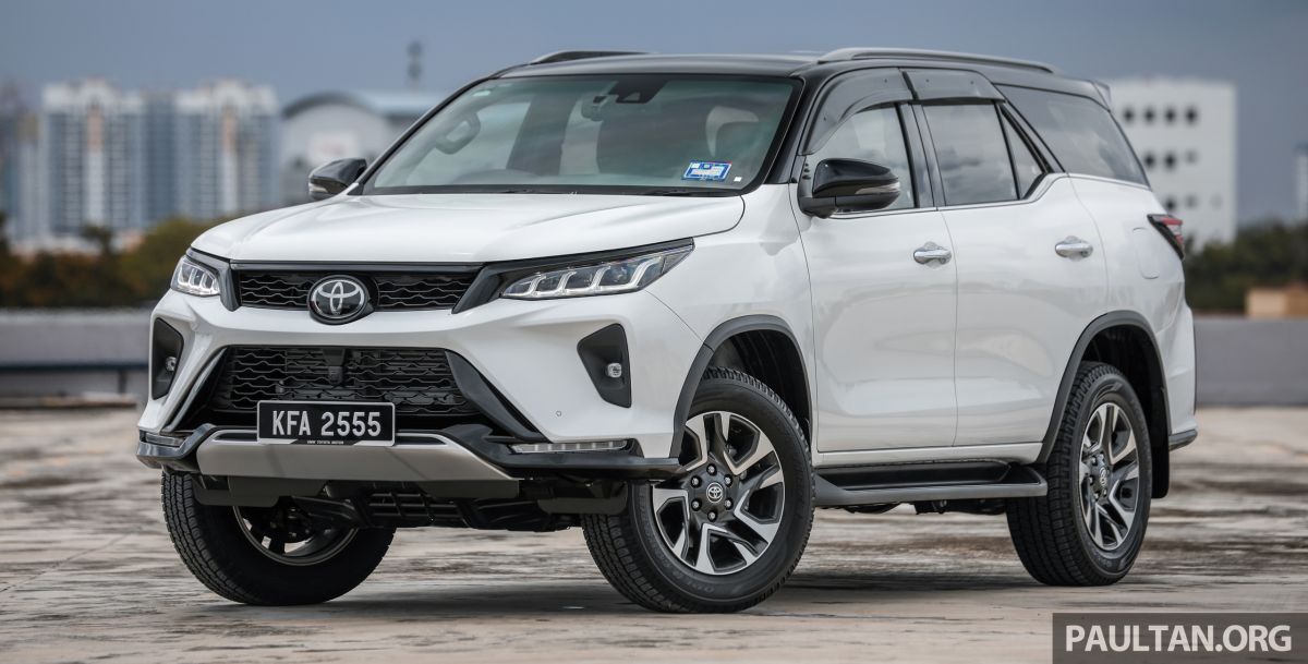 Toyota Fortuner 2021 diperbarui di Malaysia