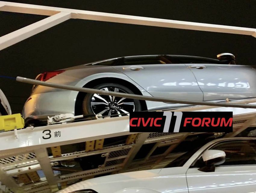2022 Honda Civic Sedan production car sighted again Image #1269497