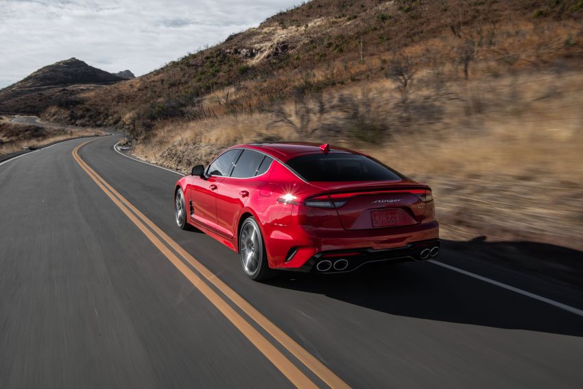 2022 Kia Stinger debuts in the US – turbo 3.3L V6 and 2.5L 4-cylinder; up to 368 hp; special Scorpion model Image #1264576