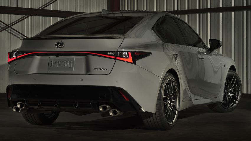 Lexus IS 500 F Sport Performance Launch Edition 2022 dapat warna kelabu eksklusif, roda BBS – 500 unit saja 1267053