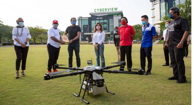 AirAsia aiming to launch flying taxi service by 2022 – partners with NTIS for urban drone delivery service
