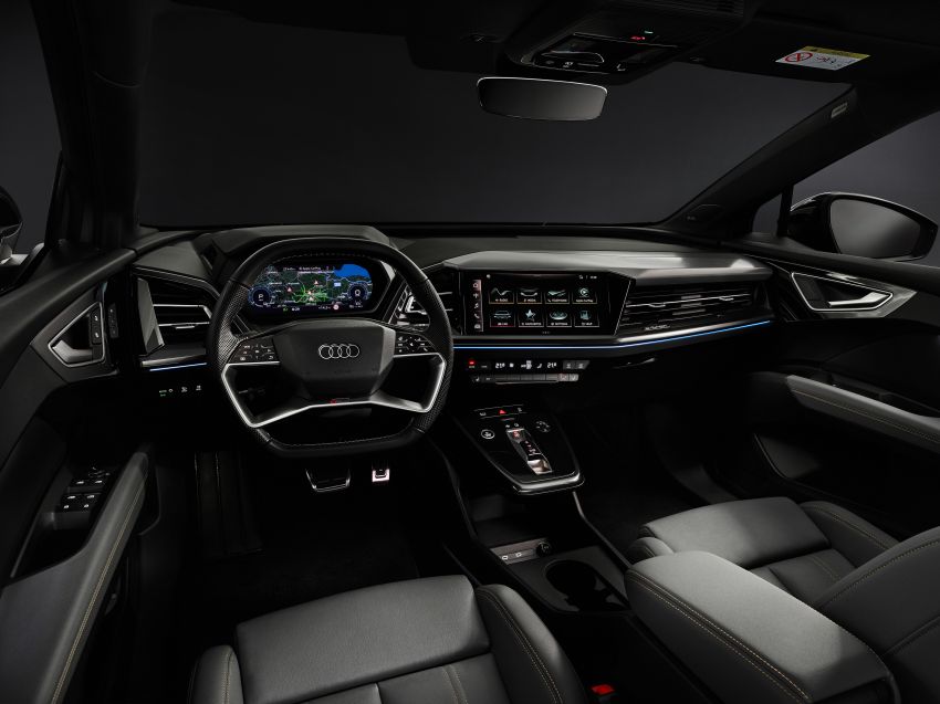 Audi Q4 e-tron – first look at its hi-tech, spacious cabin 1260902