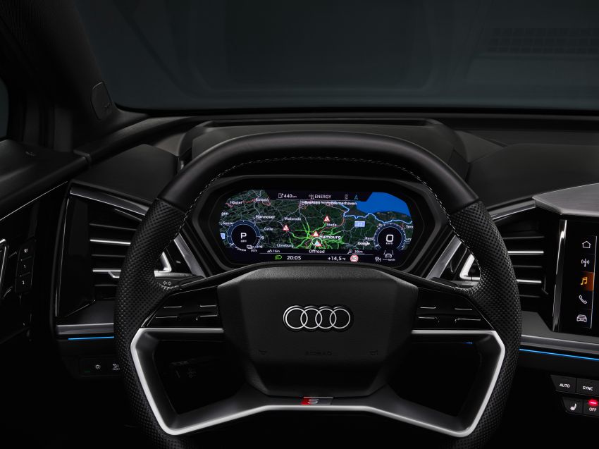 Audi Q4 e-tron – first look at its hi-tech, spacious cabin 1260910