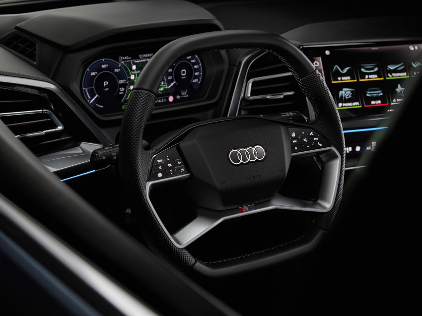 Audi Q4 e-tron – first look at its hi-tech, spacious cabin 1260860