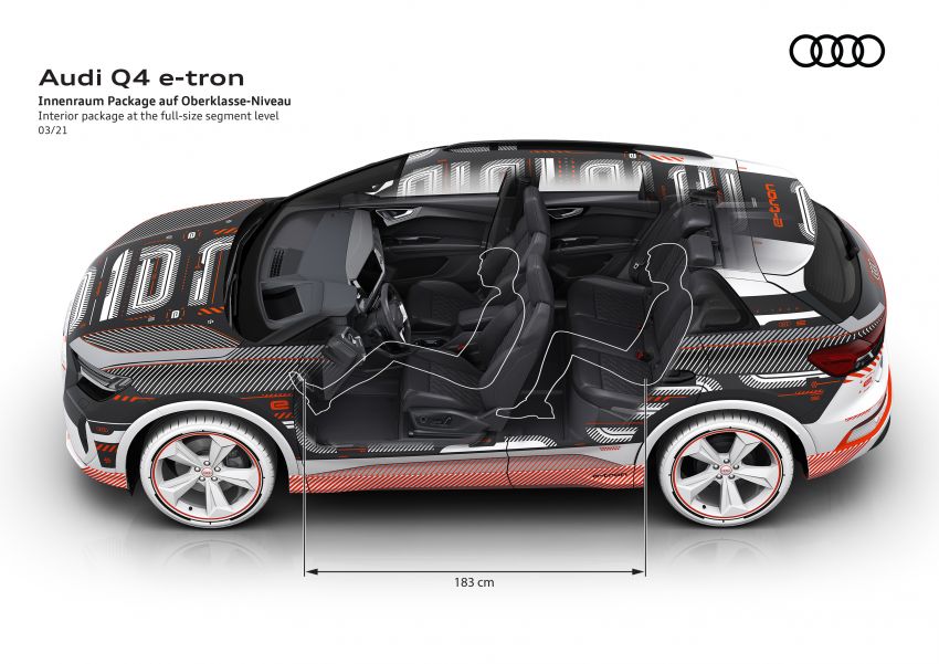 Audi Q4 e-tron – first look at its hi-tech, spacious cabin 1260920