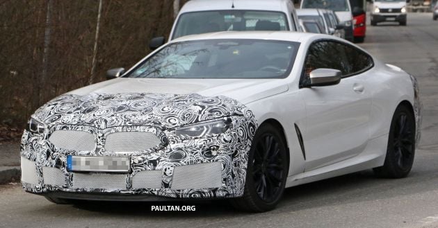 SPYSHOTS: G15 BMW 8 Series Coupe LCI seen testing