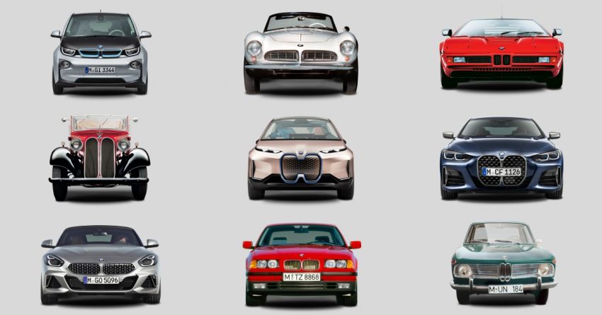 BMW kidney grilles – designs of the past and present 1260358