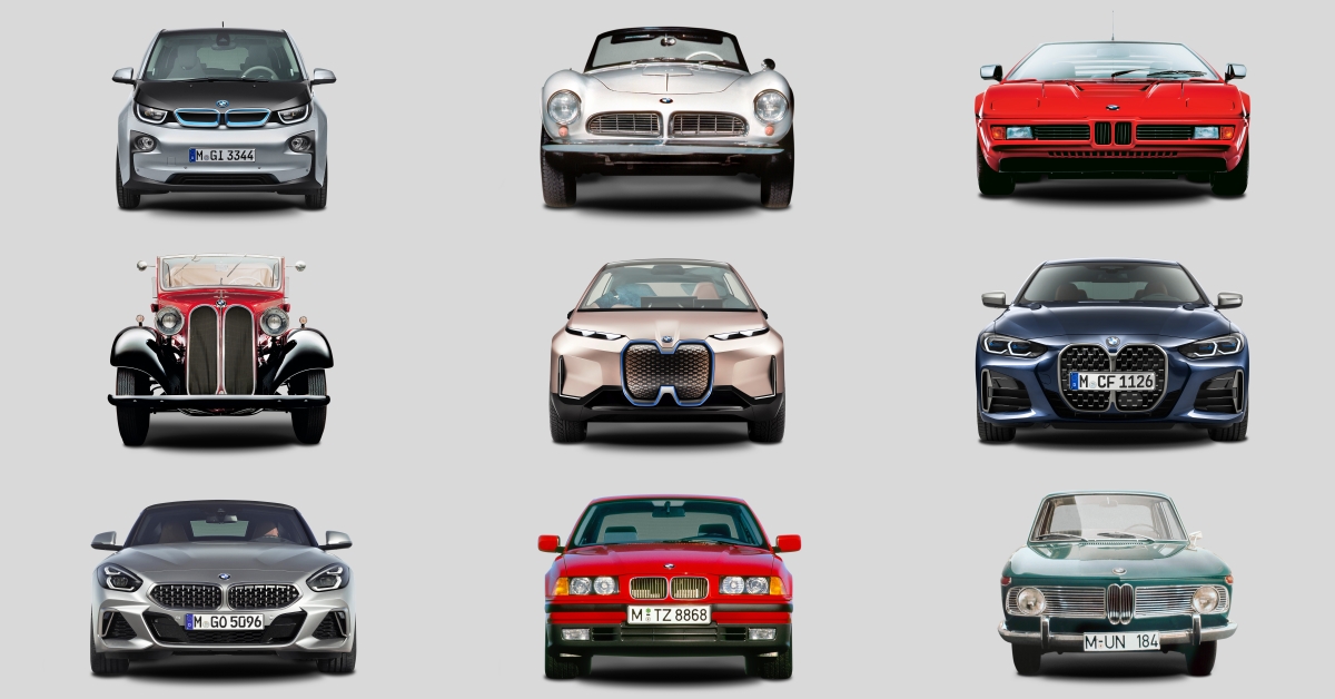 BMW kidney grilles - designs of the past and present 