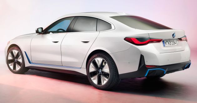 BMW i4 electric 4-door coupé revealed in first photos