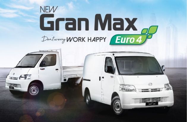 Daihatsu Gran Max 1.5L Euro 4 kini di Malaysia — ganti model Euro 2, versi pikap dan van, harga RM73k