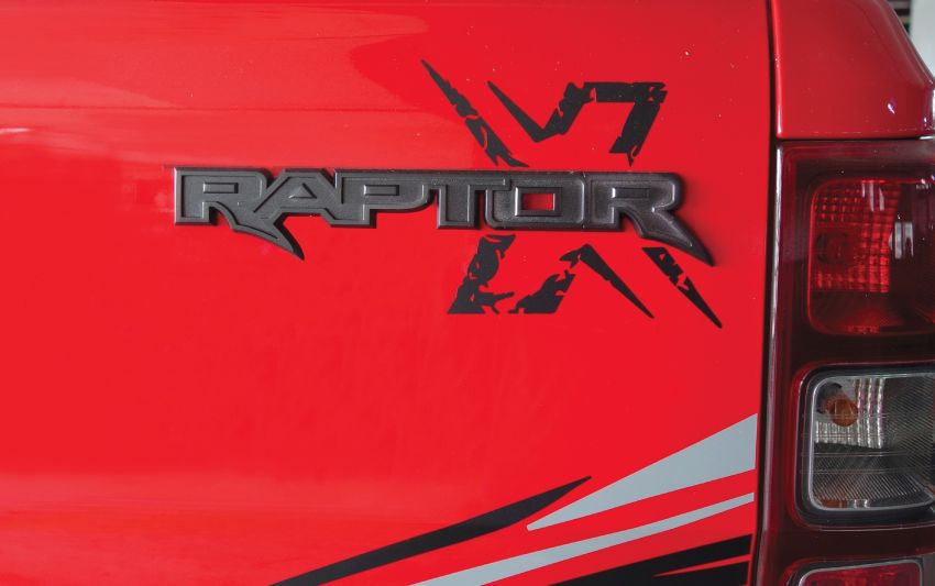 Ford Ranger Raptor X Special Edition – unique True Red exterior and additional equipment, RM216,888 1256754