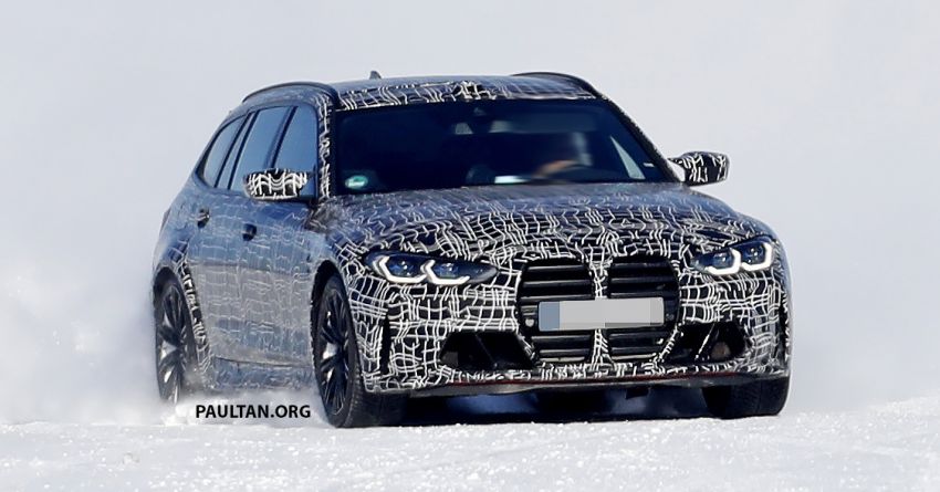 SPYSHOTS: G81 BMW M3 Touring testing in the snow 1261761