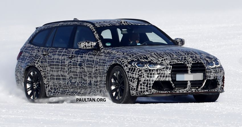 SPYSHOTS: G81 BMW M3 Touring testing in the snow 1261789