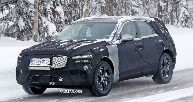 SPYSHOTS: Genesis GV70e –  fully electric SUV on test