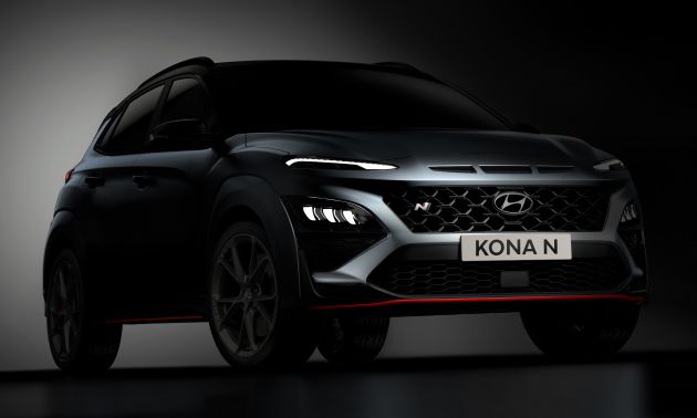 Hyundai Kona N 2021 – gambar penuh pertama disiar