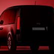 Hyundai Staria MPV – bold Starex successor teased