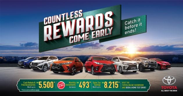 AD: Get a new Toyota with rebates, accessories worth up to RM5,500 with “Drive Toyota for Raya” promos!