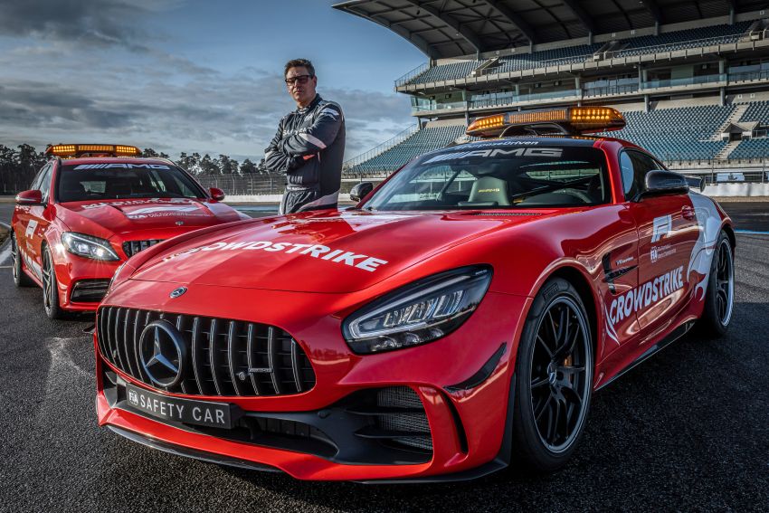 Mercedes-AMG GT R, C63S Estate receive bright red paintwork for F1 safety, medical car duties in 2021 1260485