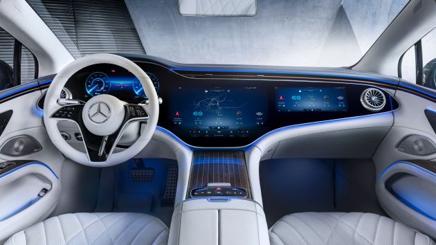 Mercedes-Benz EQS interior detailed ahead of Europe launch this August – MBUX Hyperscreen spans 141 cm