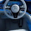 Mercedes-Benz EQS – bahagian dalaman, MBUX Hyperscreen 141 cm diperincikan sebelum dilancar