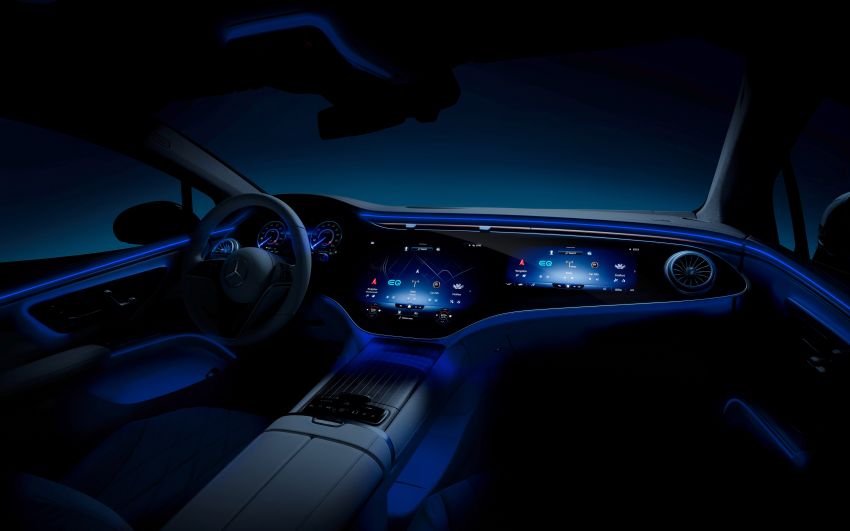 Mercedes-Benz EQS interior detailed ahead of Europe launch this August – MBUX Hyperscreen spans 141 cm 1270402