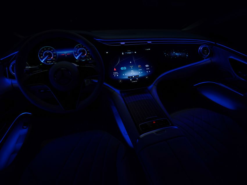 Mercedes-Benz EQS interior detailed ahead of Europe launch this August – MBUX Hyperscreen spans 141 cm 1270404