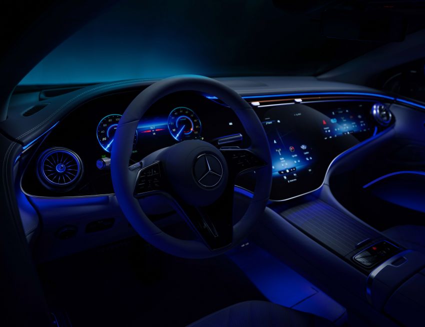 Mercedes-Benz EQS interior detailed ahead of Europe launch this August – MBUX Hyperscreen spans 141 cm 1270406