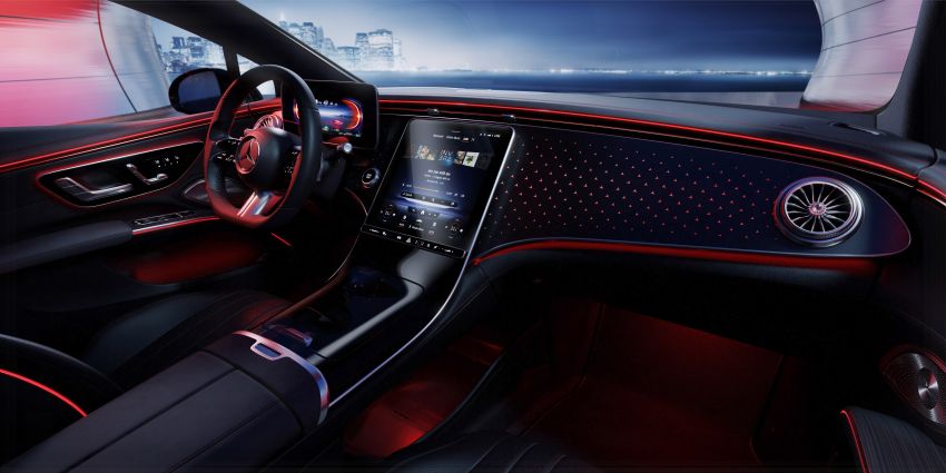Mercedes-Benz EQS interior detailed ahead of Europe launch this August – MBUX Hyperscreen spans 141 cm 1270413