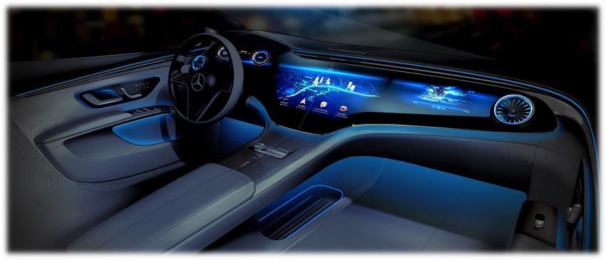 Mercedes-Benz EQS interior detailed ahead of Europe launch this August – MBUX Hyperscreen spans 141 cm 1270431
