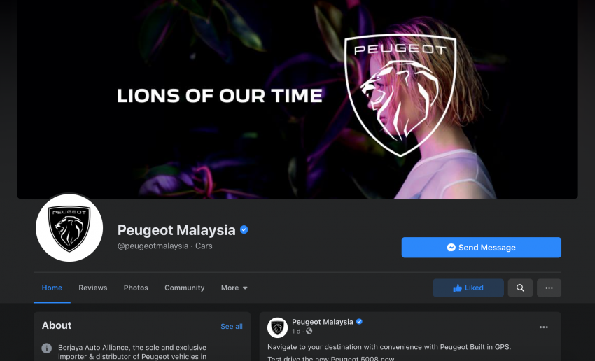 Peugeot Malaysia under Berjaya Auto Alliance adopts brand’s new lion head logo and corporate identity 1263285