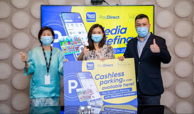 Touch ‘n Go PayDirect memudahkan pengguna untuk bayar parkir di Gurney Paragon Mall, Pulau Pinang