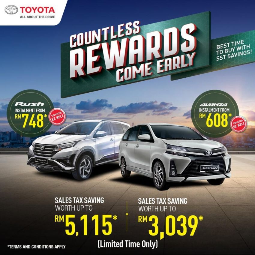 AD: Get a new Toyota with rebates, accessories worth up to RM5,500 with “Drive Toyota for Raya” promos! 1263565
