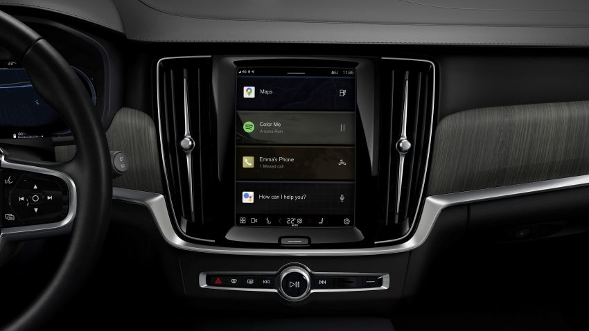 Volvo S90, V90 and V90 Cross Country to be updated with new Android OS-powered infotainment system 1260401