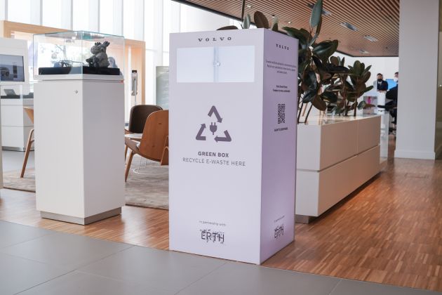 Volvo sets up ‘E-waste Green Box’ at dealerships nationwide – electronic waste disposal, open to all