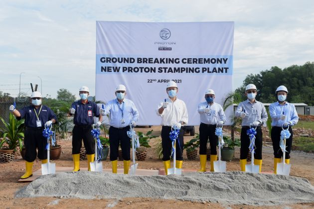 Proton mulakan pembinaan kilang stamping baharu di Tanjung Malim, bakal siap pada suku ke-3 2022