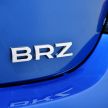 Subaru BRZ 2021 diperkenalkan di Jepun – 2.4L boxer NA 235 PS/250 Nm,  AT & MT, pelbagai aksesori STI